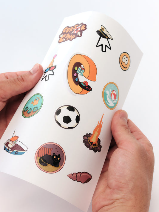 Cursor Camp Sticker Pack